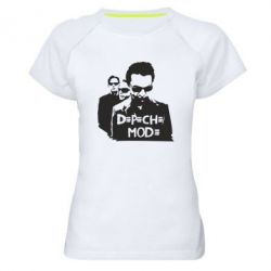 Женская футболка для спорта Depeche Mode Band - PrintSalon