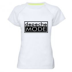 Женская футболка для спорта Depeche Mode Rock - PrintSalon