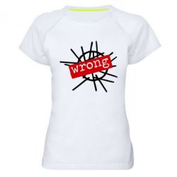 Женская футболка для спорта Depeche Mode Wrong - PrintSalon