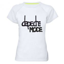 Женская футболка для спорта Депеш Мод - PrintSalon