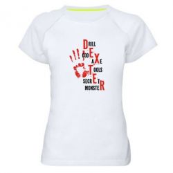 Женская футболка для спорта Dexter - PrintSalon
