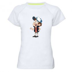 Женская футболка для спорта Диппер - PrintSalon