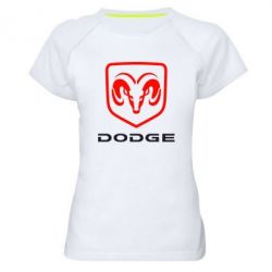 Женская футболка для спорта DODGE - PrintSalon