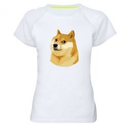 Женская футболка для спорта Doge - PrintSalon