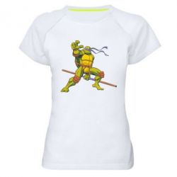 Женская футболка для спорта Donatello - PrintSalon