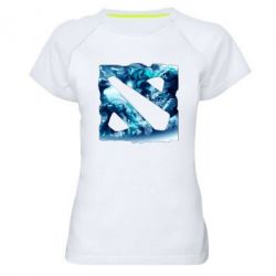 Жіноча футболка для спорту Dota 2 Fan Art (Logo) - PrintSalon