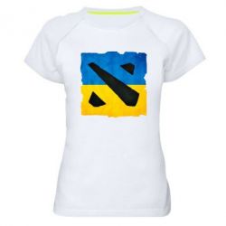 Жіноча футболка для спорту Dota 2 Ukraine Team - PrintSalon