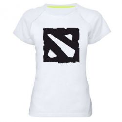 Женская футболка для спорта Dota Logo Дота - PrintSalon