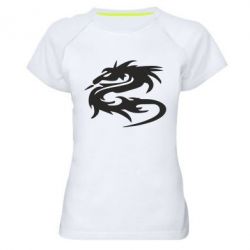 Женская футболка для спорта Дракон - PrintSalon