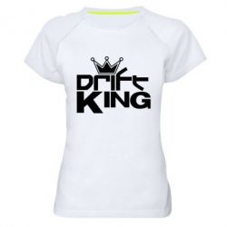 Женская футболка для спорта Drift King - PrintSalon
