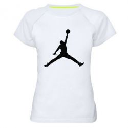 Жіноча футболка для спорту Джордан - PrintSalon