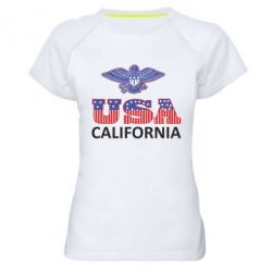 Женская футболка для спорта Eagle USA - PrintSalon