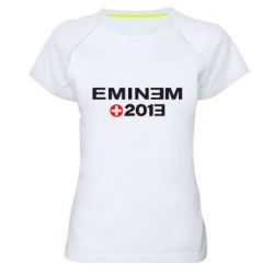 Женская футболка для спорта Eminem 2013 - PrintSalon