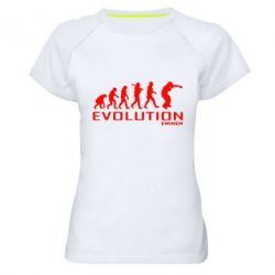Женская футболка для спорта Eminem Evolution - PrintSalon