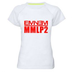 Женская футболка для спорта Eminem MMLP2 - PrintSalon
