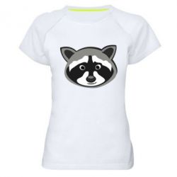 Женская футболка для спорта Енотик - PrintSalon