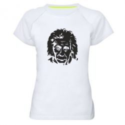 Женская футболка для спорта Энштейн - PrintSalon