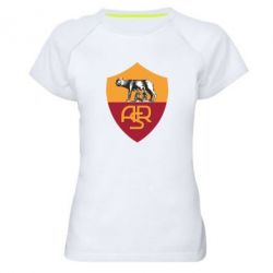 Женская футболка для спорта FC Roma - PrintSalon