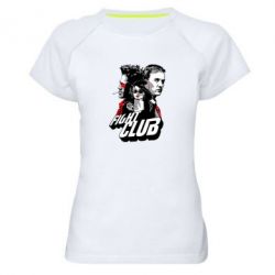 Женская футболка для спорта Fight Club Fan Art - PrintSalon