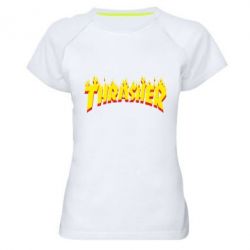 Женская футболка для спорта Fire Thrasher - PrintSalon