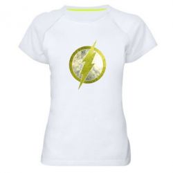 Женская футболка для спорта Flash Logo - PrintSalon