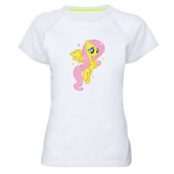 Жіноча футболка для спорту Fluttershy - PrintSalon