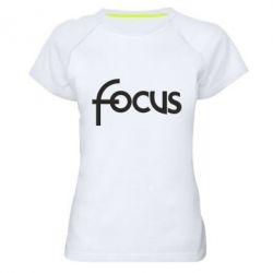 Женская футболка для спорта Focus - PrintSalon