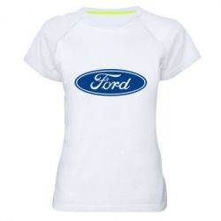 Женская футболка для спорта Ford Logo - PrintSalon