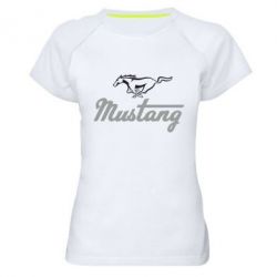 Женская футболка для спорта Ford Mustang - PrintSalon