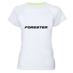Женская футболка для спорта FORESTER - PrintSalon