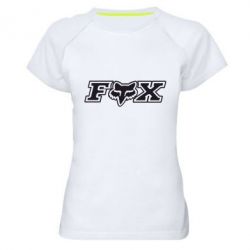 Женская футболка для спорта Fox Moto - PrintSalon