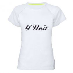 Жіноча футболка для спорту G Unit - PrintSalon