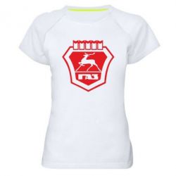 Женская футболка для спорта ГАЗ - PrintSalon