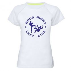 Женская футболка для спорта Good Night - PrintSalon
