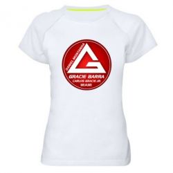 Женская футболка для спорта Gracie Barra Miami - PrintSalon