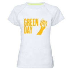 Женская футболка для спорта Green Day American Idiot - PrintSalon