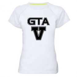 Жіноча футболка для спорту GTA 5 - PrintSalon