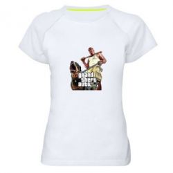 Жіноча футболка для спорту GTA V Logo - PrintSalon