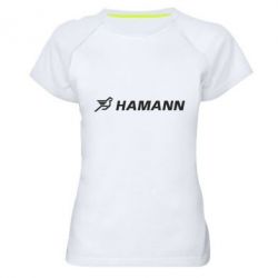 Женская футболка для спорта Hamann - PrintSalon