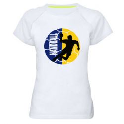 Женская футболка для спорта Handball Logo - PrintSalon