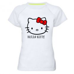 Женская футболка для спорта Hello Kitty - PrintSalon