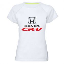 Женская футболка для спорта Honda CR-V - PrintSalon