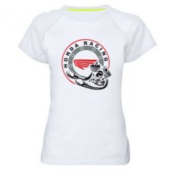 Женская футболка для спорта Honda Racing - PrintSalon
