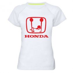 Женская футболка для спорта Honda - PrintSalon