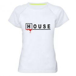 Жіноча футболка для спорту House - PrintSalon