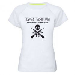 Женская футболка для спорта Iron Maiden - PrintSalon