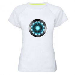 Жіноча футболка для спорту Iron Man Device - PrintSalon
