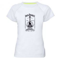 Женская футболка для спорта Jack Daniel's Guitar - PrintSalon