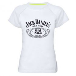 Женская футболка для спорта Jack Daniel's Old Time - PrintSalon