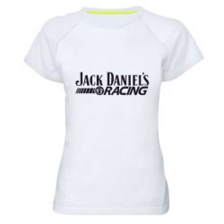 Женская футболка для спорта Jack Daniel's Racing - PrintSalon